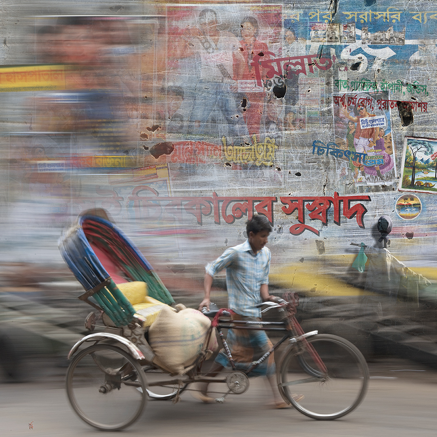 Rickshaw en Inde